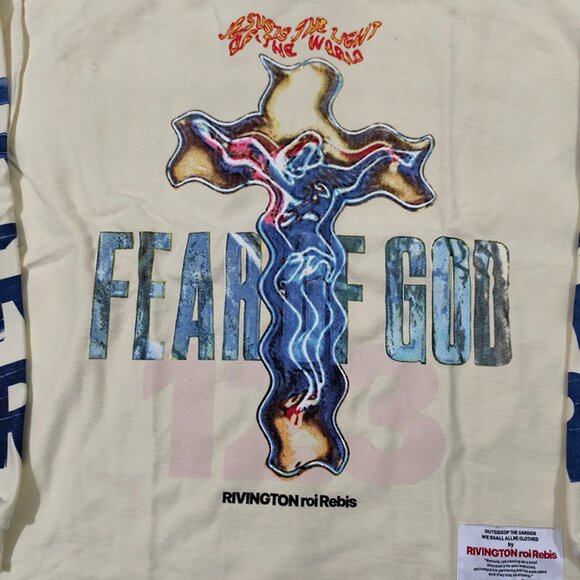 RIVINGTON ROI REBIS × Fear of God Cream Sweatshirt - Picture 6 of 10